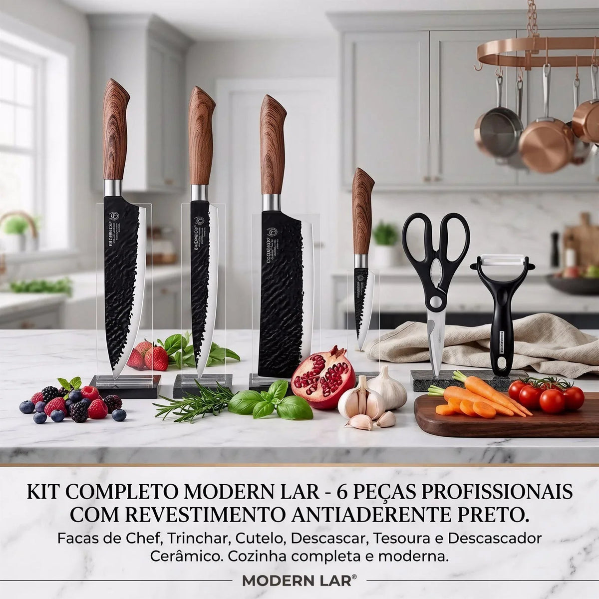 طقم سكاكين احترافي من 6 قطع Chef Imperial™